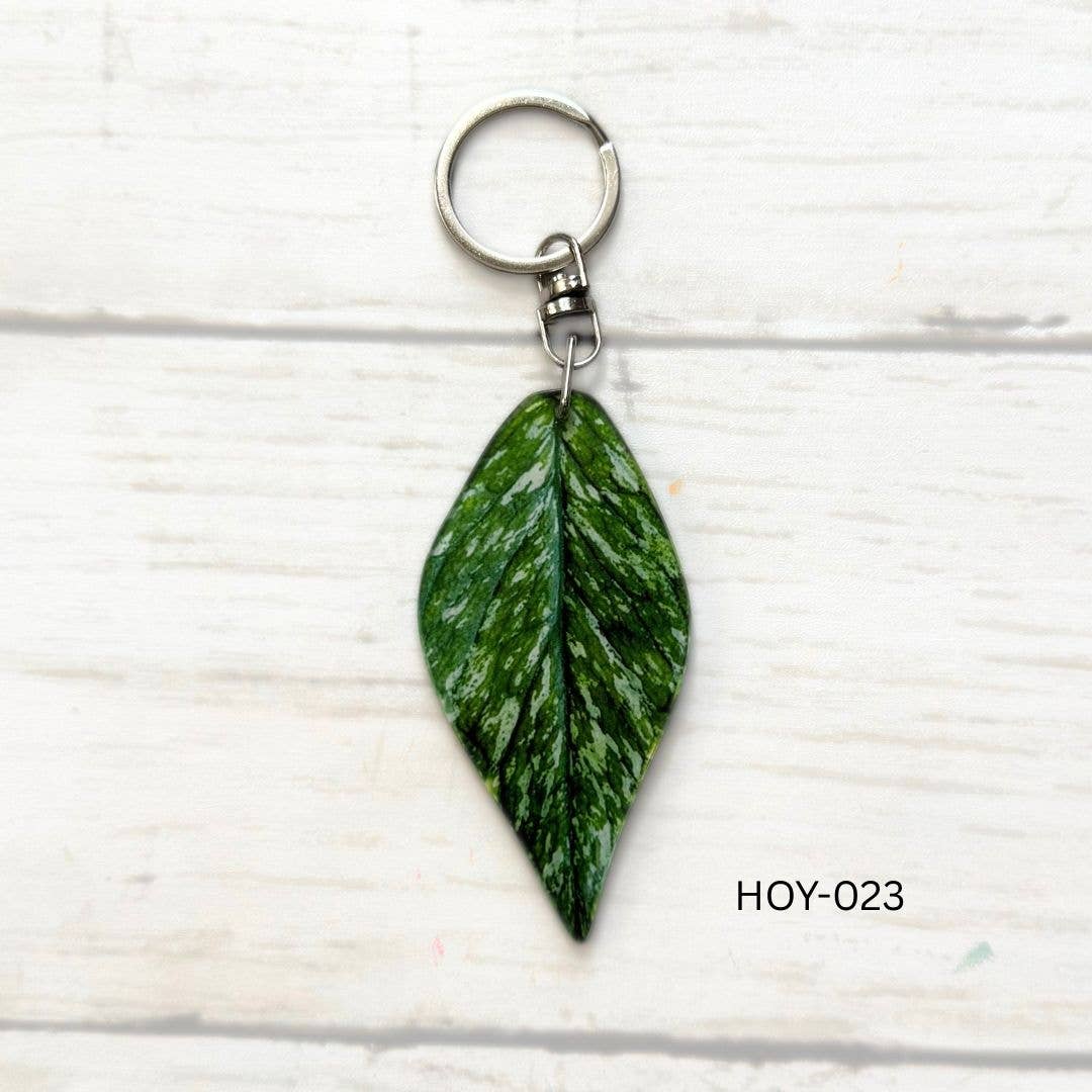 Hoya Leaf Keychain Multiple Options