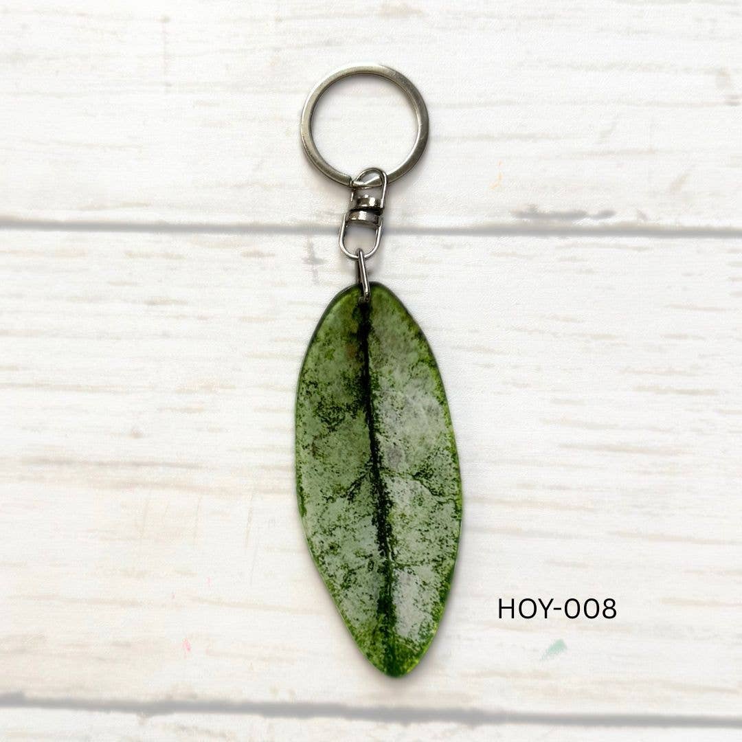 Hoya Leaf Keychain Multiple Options