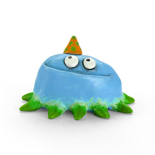Teal Fiesta Party Blob Air Plant Holder - Blobhouse Planters