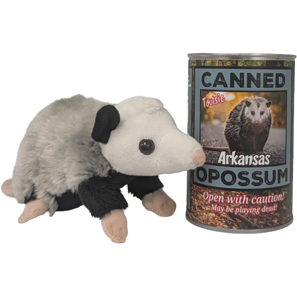 Tootsie, the Opossum Canned Stuffy