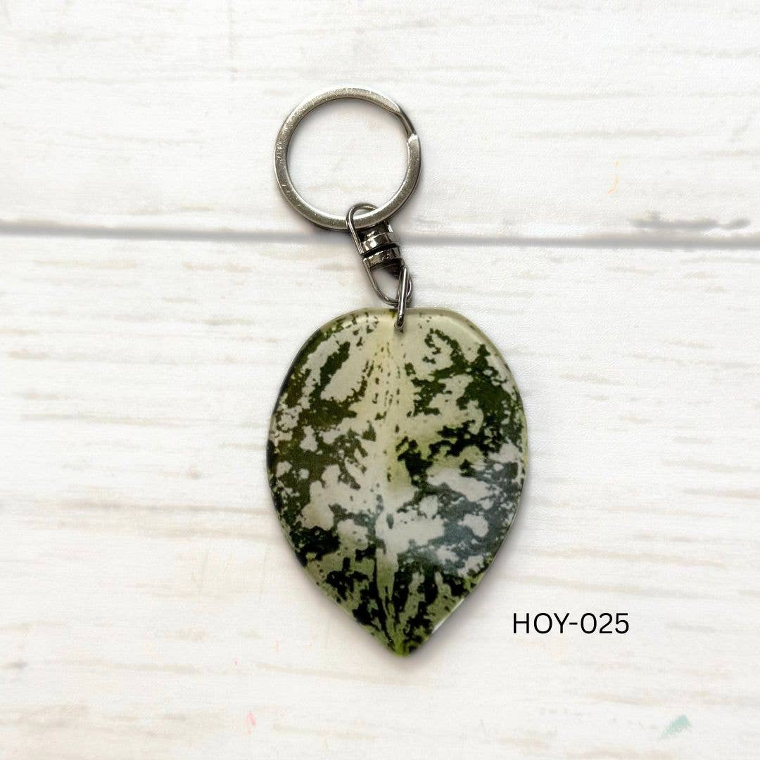 Hoya Leaf Keychain Multiple Options