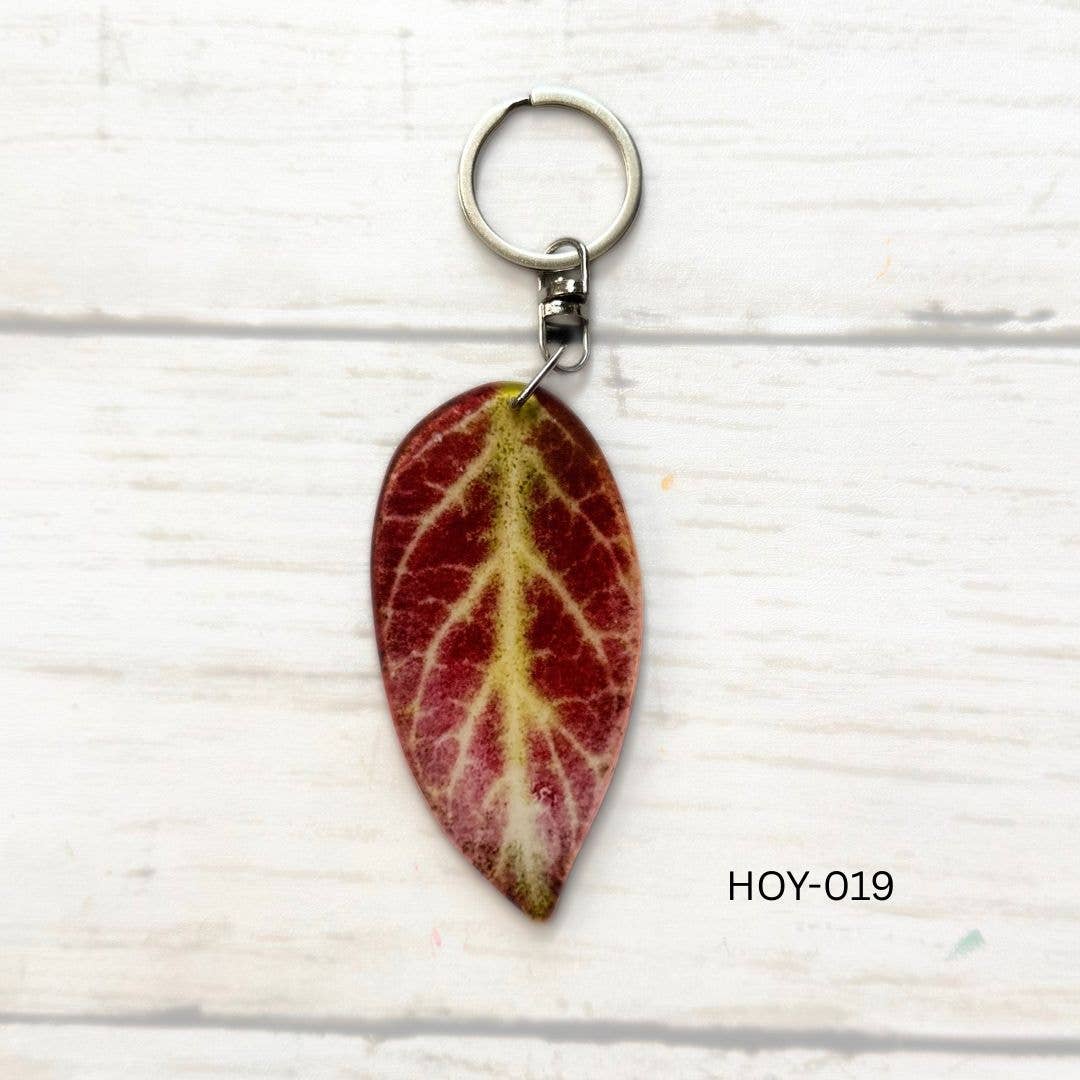 Hoya Leaf Keychain Multiple Options