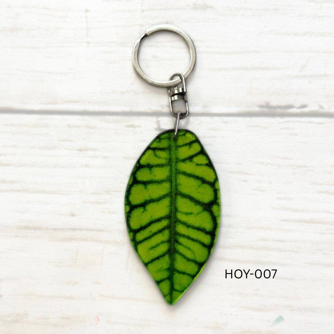 Hoya Leaf Keychain Multiple Options