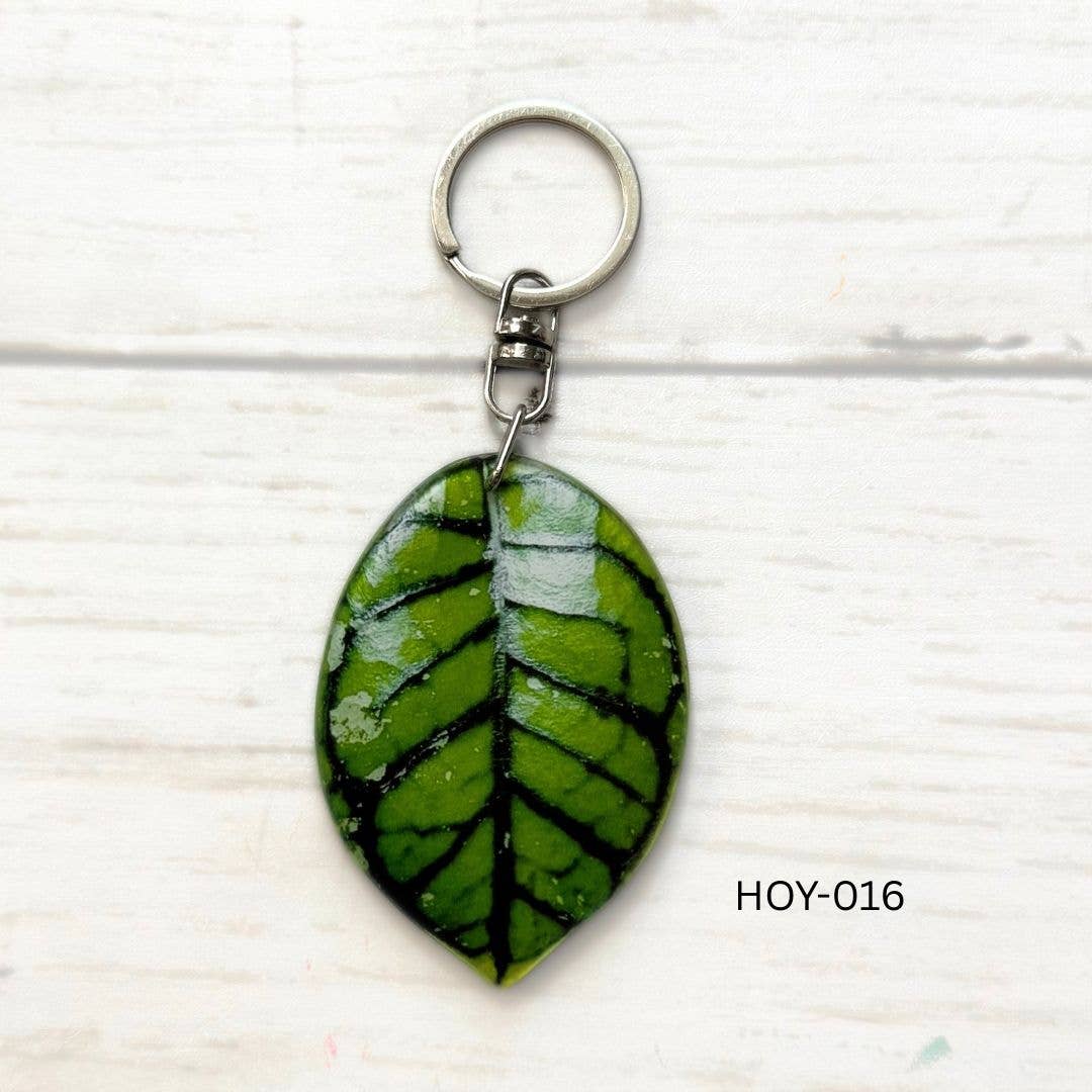 Hoya Leaf Keychain Multiple Options