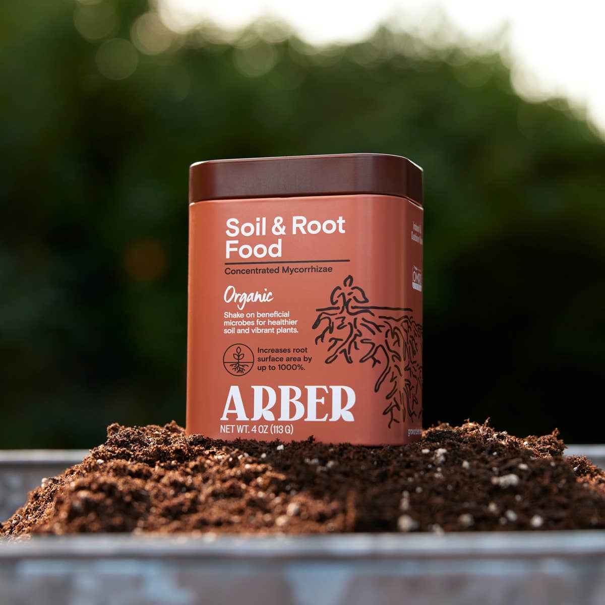 Organic Soil & Root Booster for Healthy Flowers & Plants 4oz